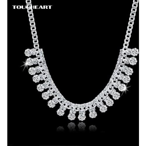 TOUCHEART Latest Pendant Crystal Best Gift For Wedding Bijoux Necklace Chain Elegant For Women With Imitation Sne150848