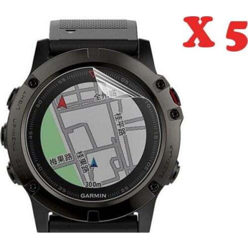 Ultra Clear HD Soft Protective Film Guard For Garmin Fenix 5X Fenix5x Display Protection Full Screen Protector Cover(Not Glass)