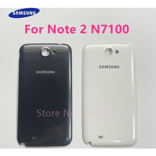 Back Battery Cover Door Replacement For Samsung Galaxy Note II 2 N7100 N7105 Phone Case Rear Housing With NFC Antenna