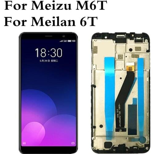 5.7" For Meizu M6T LCD Display Touch Screen M811Q M811H LCD Touch Panel Digitizer With Frame For Meizu M 6T LCD