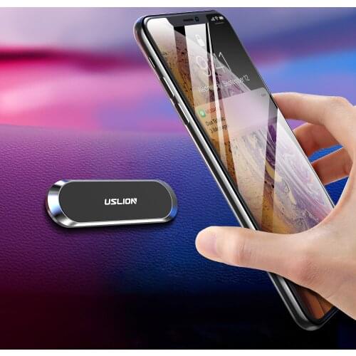 Car Phone Holder Magnetic Phone Car Mount for iPhone Mini Strap Phone Holder Dashboard Mobile Phone Support for Samsung