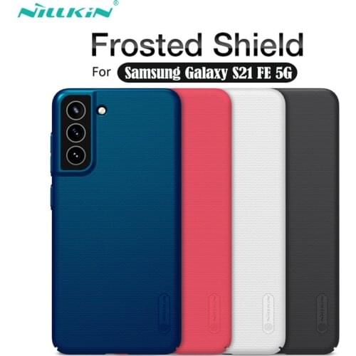 For Samsung Galaxy S21 FE 2021 Case Nillkin Super Frosted Shield Hard PC Protector Back Cover For Samsung S21 Ultra S21 Plus 5G
