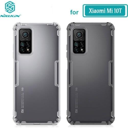 For Xiaomi Mi 10T Pro Case Nillkin Nature Series Transparent Clear Soft TPU Cover For Xiaomi Mi 10T Lite 5G Case