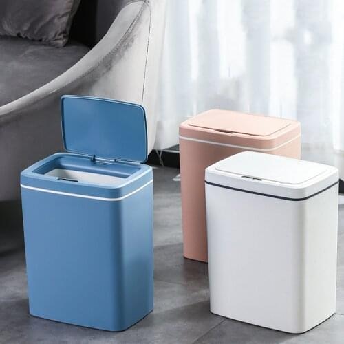 Creative Smart Trash Can Kitchen Garbage Bathroom Stationery Trash Can Office Accessories Poubelle Bureau Cleaning Tools DF50LJ