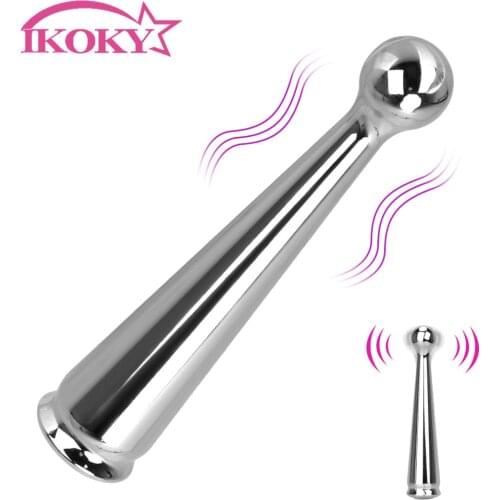 IKOKY Sex Toys for Women Maturbator Adult Erotic Products G-spot Clitoris Stimulator USB Charge 9 Speed Metal Vibrator