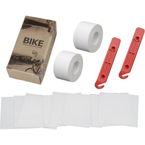 Bicycle wheel stickers Bicycle inner tube stab-proof protective pad Anti-strike tire lining with portable anti-strike tool