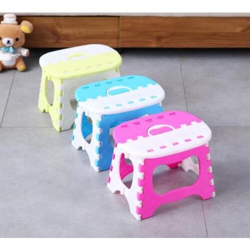 Wholesale Childrens Portable folding stool Thicken durable small fishing stool with handle
