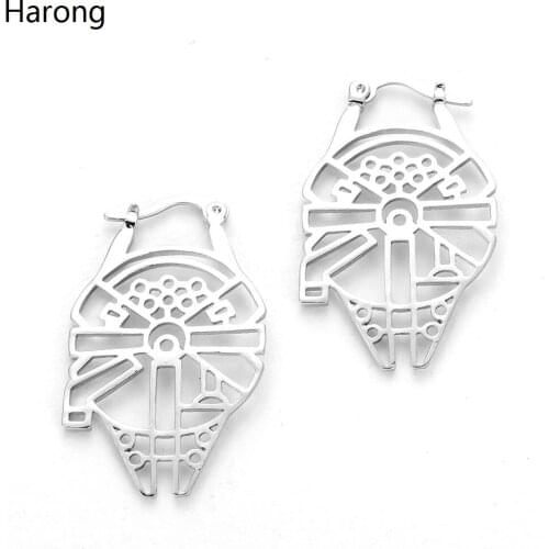 Personalized Wars Movie With Peripheral Round Pendant Ear Clip Earrings