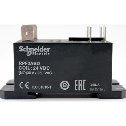 RPF RPF2ABD Power relay plug-in - Zelio RPF - 2 NO - 24 V DC - 30 A