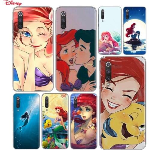 Silicone Cover Princess Ariel Disney For Xiaomi Mi Note 11 11i 10i 10T 10 9 9T SE 8 Lite Pro Ultra Phone Case