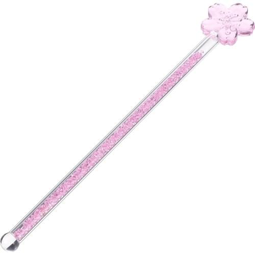 1pcs Glass Milk Coffee Juice Drink Muddler Stirrer Swizzle Stick Stirring Rod