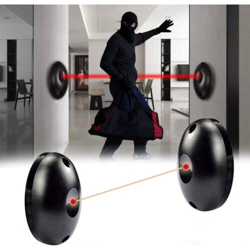External Positioning Alarm Detector Infrared Beam Sensor Barrier For Gates, Doors, Windows Protection Against Hacking System