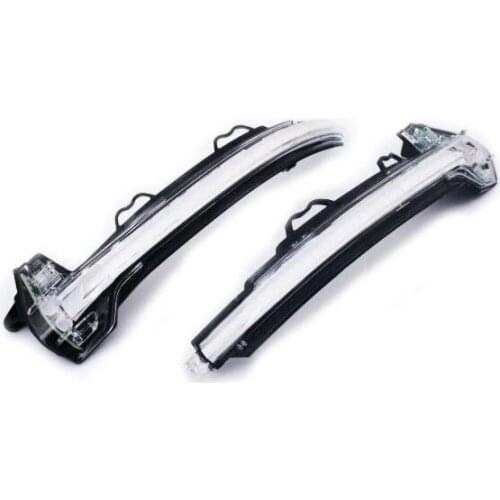 Sequential Style Side Mirror Turn Signal Light Clear Lens For Audi A4 A5 B9