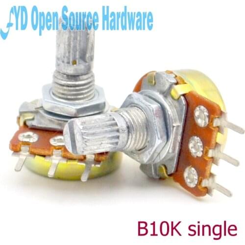 10pcs B10K L: 15MM WH148 single joint amplifier potentiometer