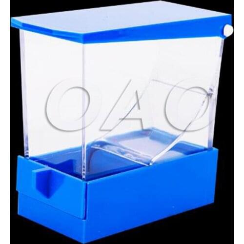 2pcs Hot Sale Blue Color Dental Orthodontic Dentist Cotton Roll Dispenser Holder Drawer style Box