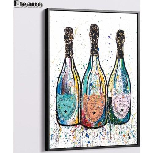 Abstract Art Color Champagne Canvas Print Luxury Wall Art Poster Aesthetic Room Decor Painting Nordic Modern Art Picture