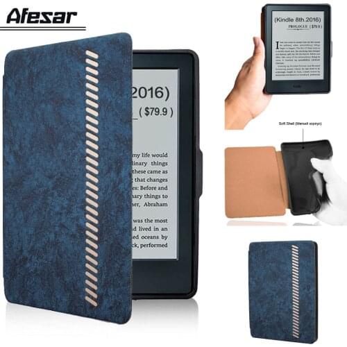 SmartShell Cover Tpu silicone rubber Soft Case for All-New Kindle 8 sy69jl E-reader (8th Gen 2016) Thinnest Light leather pouch
