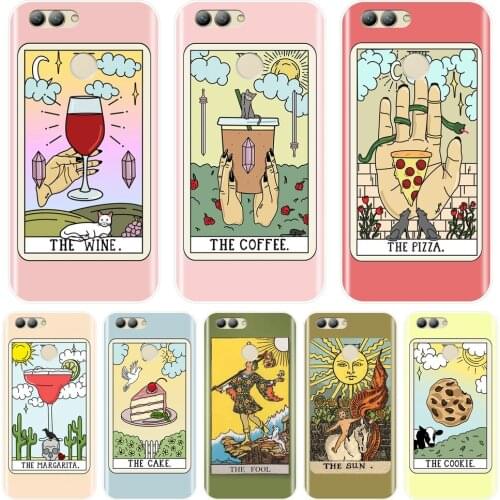 Egypt Tarot Food Sun Soft Back Cover For Huawei Nova 2i 2 Lite Plus 3 3I 3E Phone Case Silicone For Huawei Nova Smart Lite 2017