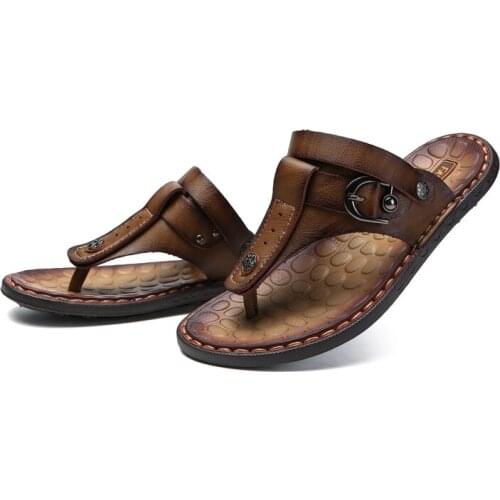For herren ete genuine de vietnam uomo couro sandalle sandalias work playa sandel rasteira slide verano sandale man deportivas