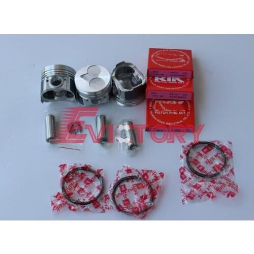 For kubota excavator D722 rebuild overhaul kit piston + ring + full gasket kit