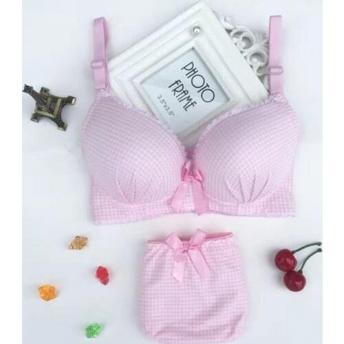 Sexy Push UP Bras Set fot Women Seamless Bralette Panties Lingerie Women Bra Cotton Soft Wire free Underwear Female Intimates