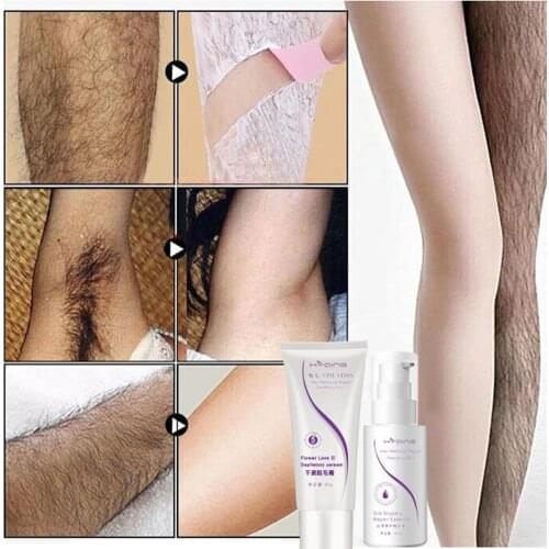Professional Effect Hair Removal Cream Painless Depilatory Cream Mild Nourish Long Lasting Inhibitor Prevent Body Hair Growth