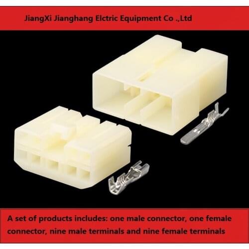 MG620213 MG610154 Freeshipping 200sets DJ7091-3-11/21 9Pin AMP Car Electrical Wire Connectors for VW,BMW,Audi,Toyota,NISSAN