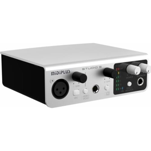 Midiplus Studio S 2×2 USB audio interface high quality professional sound card