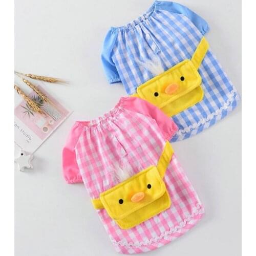 Cute Dog Clothes Plaid Dogs Clothing French Bulldog Clothes For Small Medium Dogs Costume Chihuahua Dog Coat Shirt Ropa Perro