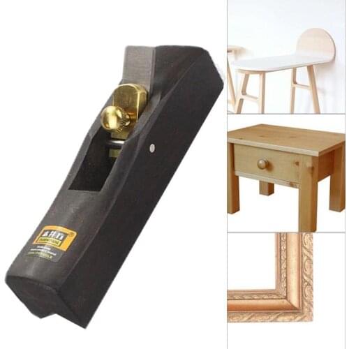 Mini Hand Planes Carpentry Carpenter Hard And Wear-Resistant Ebony Joinery Arc Bottom Planer Wiping Angle Plane Woodwork Tools