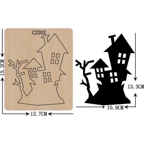 New Halloween Wooden die Scrapbooking C2202 Cutting Dies