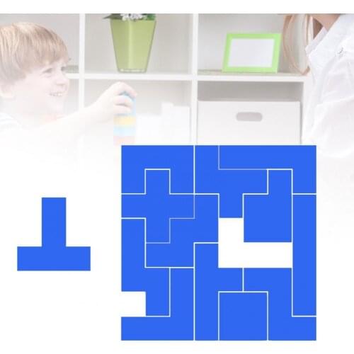 Russian Blocks Puzzle Easy To Store Creative Thinking Acrylic Brain Teasers Toy Educational Gift for Kids