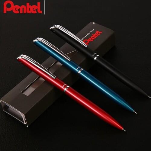 PENTEL BLN-2005 Fast-drying Neutral Pen Rotary 0.5 Needle Tube Metal Pole Business Office Black Pen