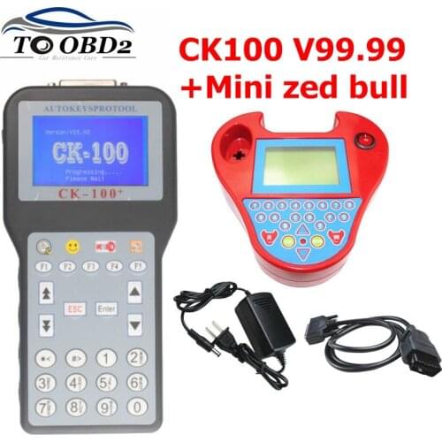 CK100 Auto Key Programmer V99.99 /Mini zed bull Key Programmer CK100 Programming with Multi-language ck100+ With 1024 tokens