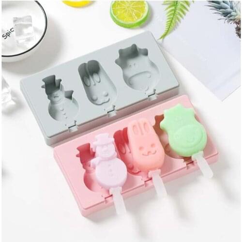 Silicone strip cover ice cream maker ice mold homemade DIY ice cream mold containing ice cream stick
