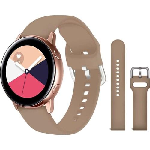 Strap for Samsung Galaxy Watch 46mm Active 2 gear s3 ремешок 22mm 20mm band Silicone Wrist Strap for amazfit gtr 42mm watchbands