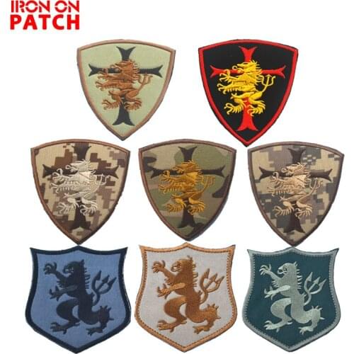 Embroidered Navy Seal Team 6 Devgru Lion Tactical Patch Hook & Loop Military Pride Badges For Clothes Backpack Devgru PATCH