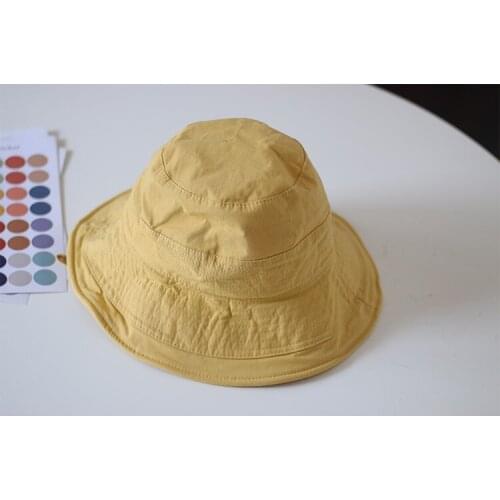 Windbreak Rope Can Be Spliced Leisure Anti - Ultraviolet Large - Edge Fishing Cap Travel Sunscreen Cap Bucket Hat Bonnet
