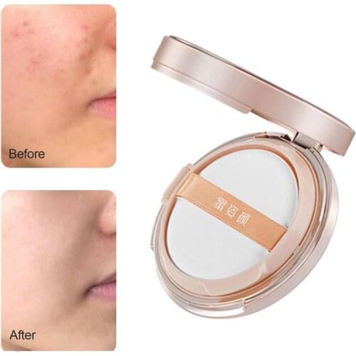 15g Oil Control BB Cream Moisturizing Brightening Skin Air Cushion BB Cream Concealer Face Makeup Powder