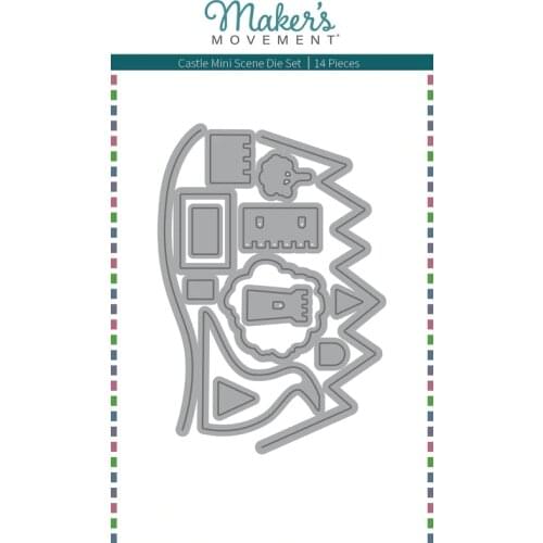 2021 AliliArts Metal Cutting Dies Castle mini scene diy Scrapbooking Photo Album Decorative Embossing PaperCard Crafts Die