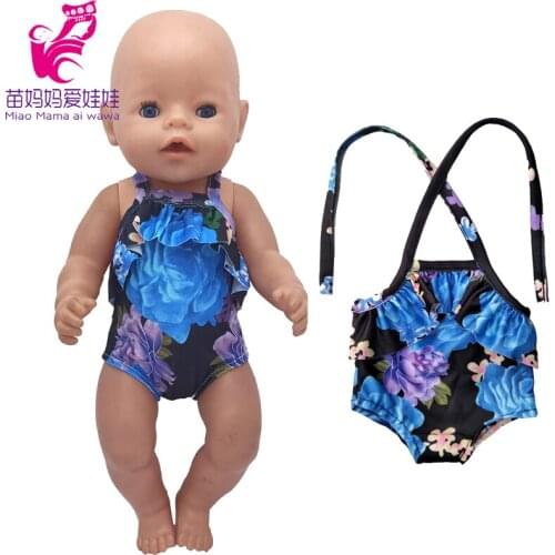 43Cm Reborn Baby Doll Rompers Pink Flamingo Jumpsuit Toys Clothes Baby Girl Gifts