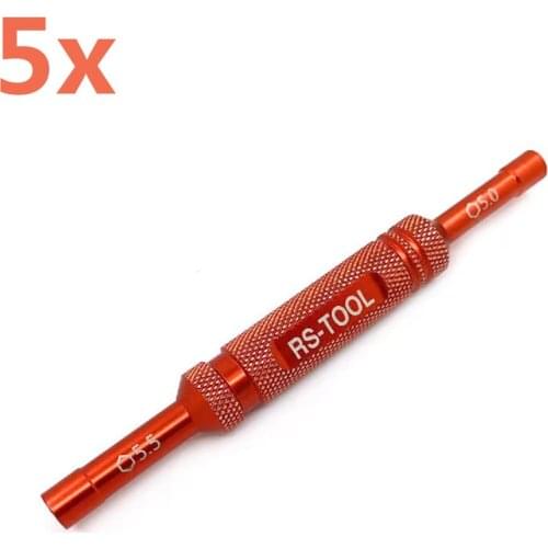 5Pieces Model RC Cars Repair High Quality Tool Parts Accessories 5.0MM 5.5MM Disassembly Sleeve For M3 Nut M2 Nut