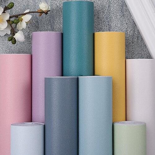 60cmx100cm Thick PVC Diatom Mud Wallpaper Waterproof Solid Color Bedroom Living Room Background Wallpaper Home Decoration