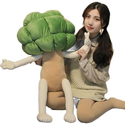 90cm auliflower pillow simulation vegetable plush toy creative funny cushion sofa home decor high quality special gift for kids