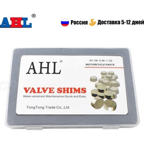 AHL 9.48 mm Valve Adjustment Shims Valve Pad Shims Hotcam For HONDA CRF450R CRF450 CRF 450 R 52pcs 208pcs Motorcycle Engine Part