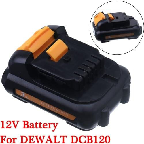 12V 3.0Ah Power Tool Battery For Dewalt 12V MAX Li-ion DCB120 DCB121 DCB123 DCB125 DCD710 DCF813 DCF815 DCF610 DCB100 DCT410S