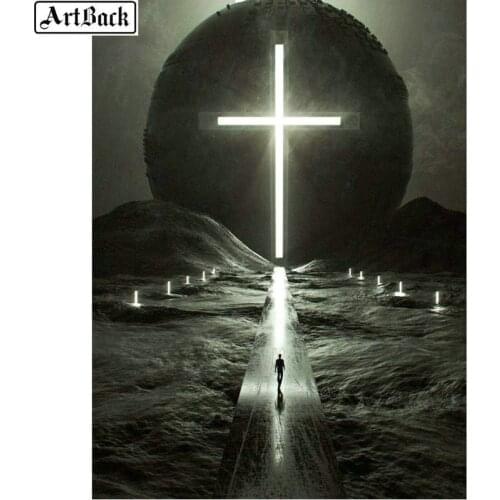 8 style christ picture 5d diy diamond painting cross picture 40x50cm full square 3d diamond mosaic embroidery crafts