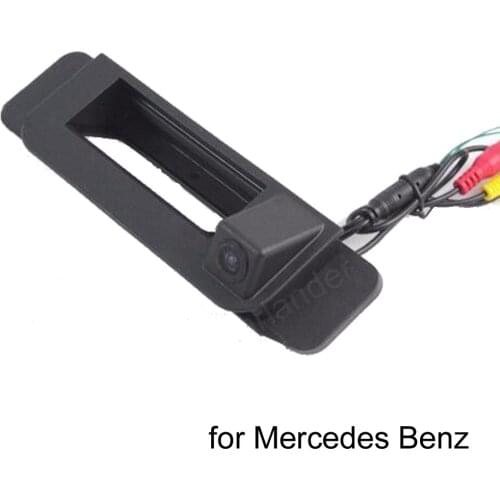 Car Back up Rear view camera for Mercedes Benz W205 C class 2014 2015 Waterproof Trunk Handle parking reverse camera
