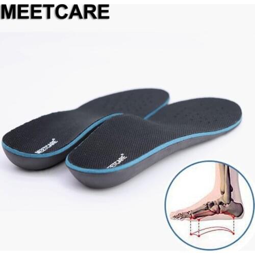 Deodorant Flat Foot Correction Insole Arch Support Orthopedic Pads Man Women Shock Absorption Comfortable Healthcare Insert Shoe