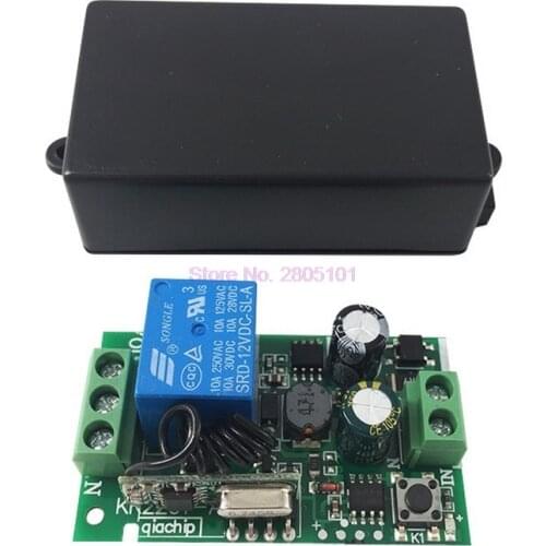 Dhl or fedex 200pcs 433 MHz AC 85V 110V 220V Wireless Remote control Receiver Relay switch module Ceiling LED Light